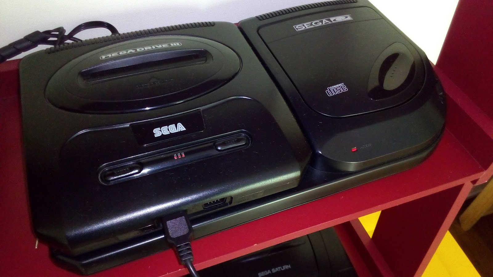 SegaCD ligando com leitor velho